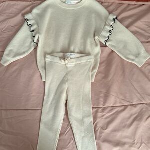 Zara Cream Knit Set